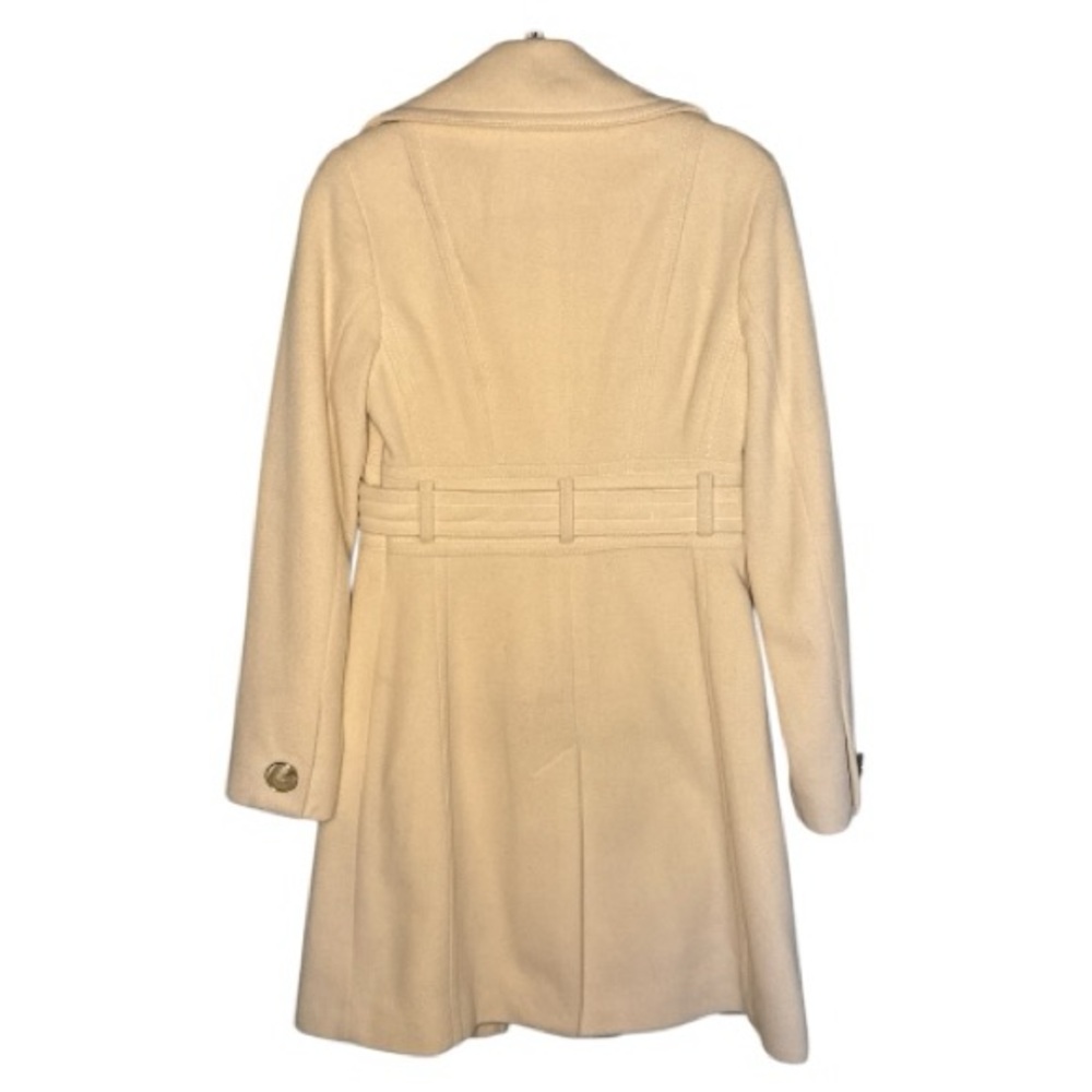 Kenneth Cole Ivory Wool Coat size 2 - Picture 4 of 6